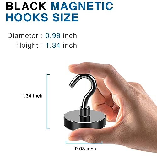 LOVIMAG Cruise Door Magnets, 80LBS Cruise Magnets with Epoxy Coating for Hanging, Strong Magnet Heavy Duty for Kitchen Must Haves, Magnetic Hooks for Cruise Cabins, Ceiling, Refrigerator etc -6 Pcs - Image 2