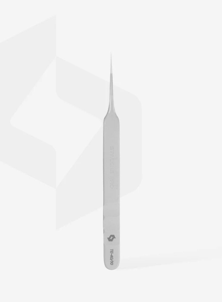 STALEKS PRO Professional eyelash tweezers EXPERT 40 TYPE 10 (straight) - Image 2