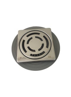 HAR & Unex Stainless steel floor drain with accessories size: 12*12 cm.  - Image 1