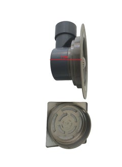 HAR & Unex Stainless steel floor drain with accessories size: 12*12 cm.  - Image 2