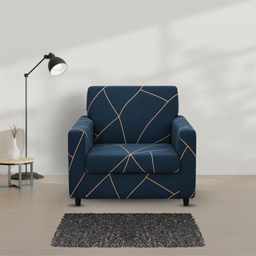 Bigkart Elastic Sofa Covers for 1 Seater Sofas | Polyster-Spandex, Stretchable, Sofa Covers for Single, Double and Triple Seater Sofas - Image 2