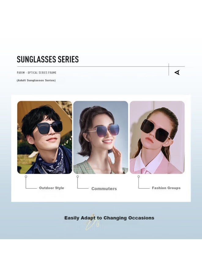 Parim Premium Style Men's Uv Protection Polarized Aviator Sungl Driving Frog Mirror - Image 1