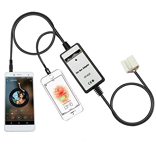 Yomikoo Car Audio AUX Input Adapter with Charge Cable for Honda Accord 2003-2011, Civic 2006-2010, Pilot 2006-2011, Odyssey 2005-2010, Acura CSX 2006-2011, MDX 2005-2006 - Image 1