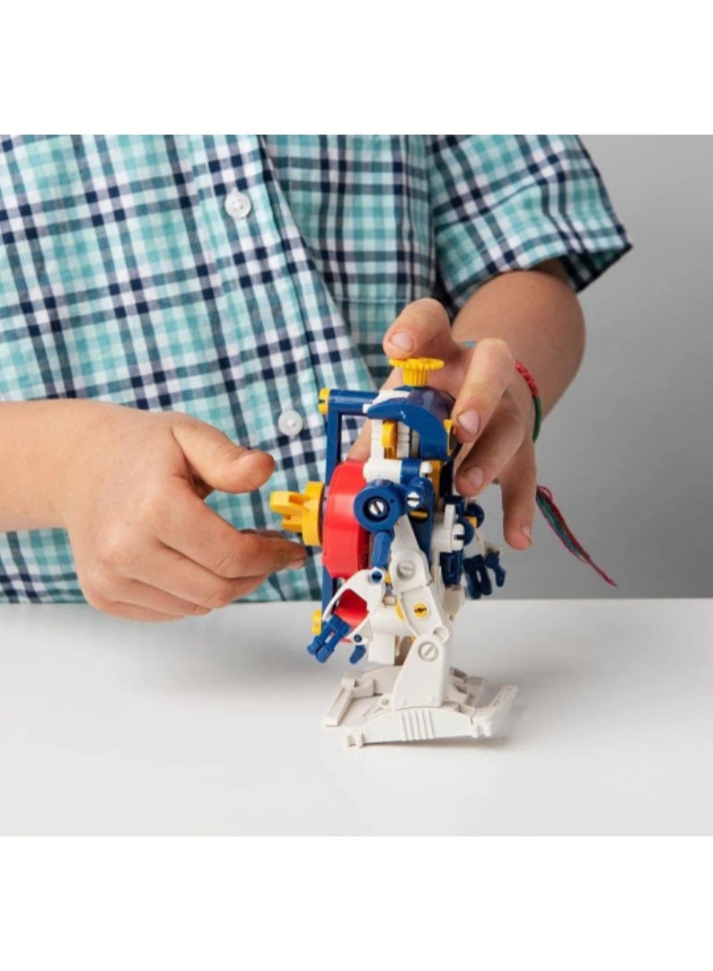 Pro'skit Pro’sKit GE-730 3-in-1 Spiral Spring Science Kit – Battery-Free STEM Robot, Race Car & Timer DIY Build Set for Kids - Image 4