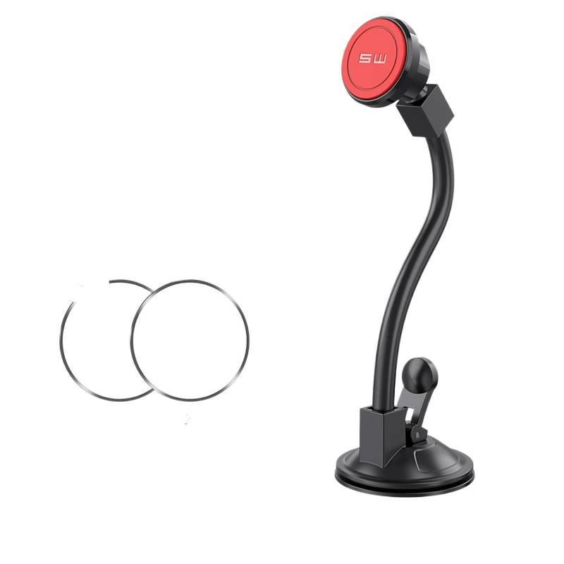 Car Phone Holder Magnetic for Fits Most Smartphones Red with Easy Storage - Image 1