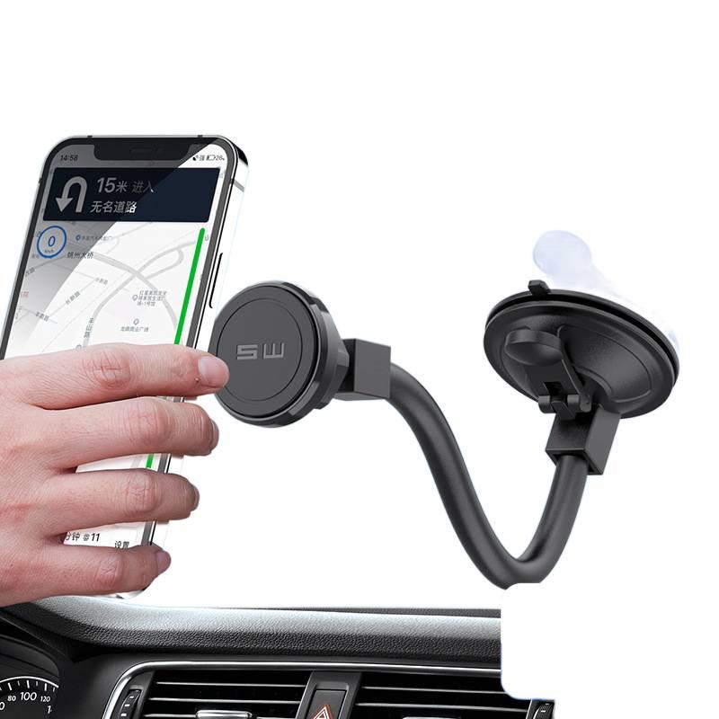 Car Phone Holder Magnetic for Fits Most Smartphones Red with Easy Storage - Image 2