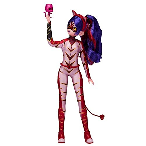 Miraculous Ladybug and Cat Noir Toys Fashion Doll | Articulated 26cm Doll with Accessories Kwami | Purple Tigress Figurine | Bandai Dolls - Image 4