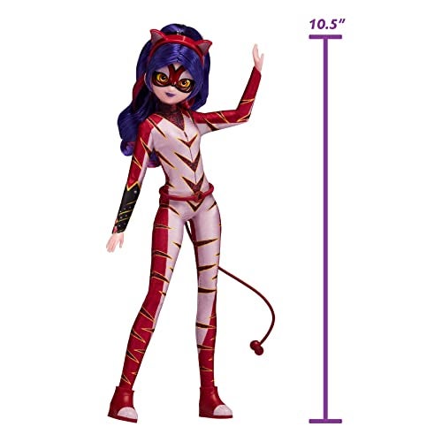 Miraculous Ladybug and Cat Noir Toys Fashion Doll | Articulated 26cm Doll with Accessories Kwami | Purple Tigress Figurine | Bandai Dolls - Image 2
