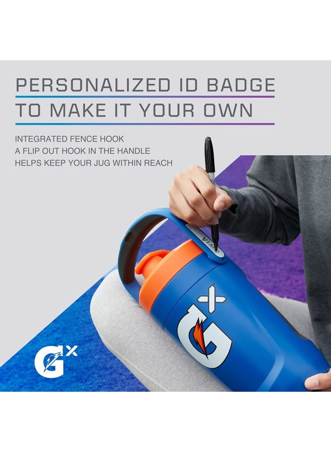 Gatorade Gx Performance Jug, 64oz, Leakproof, Non Slip Grip, Great for Athletes, Red - Image 5