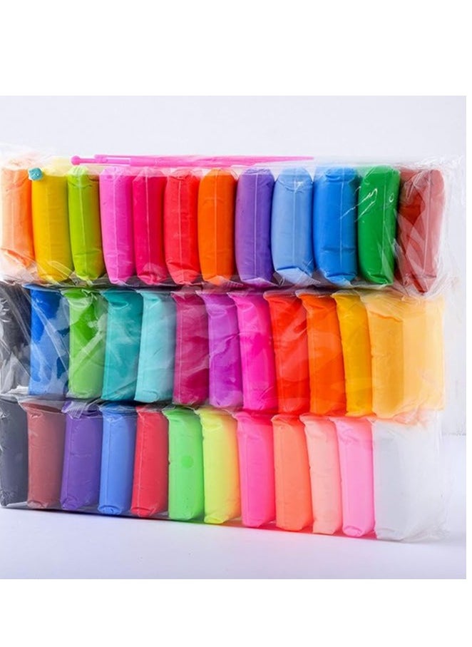 DIY,12-Color Ultra Light Clay for Kids: Eco-Friendly & Non-Toxic, Odor-Free Modeling Clay Kit with Soft Texture, Non-Sticky & Easy to Shape - Enhances Creativity & Motor Skills, Vibrant Colors Won't Fade