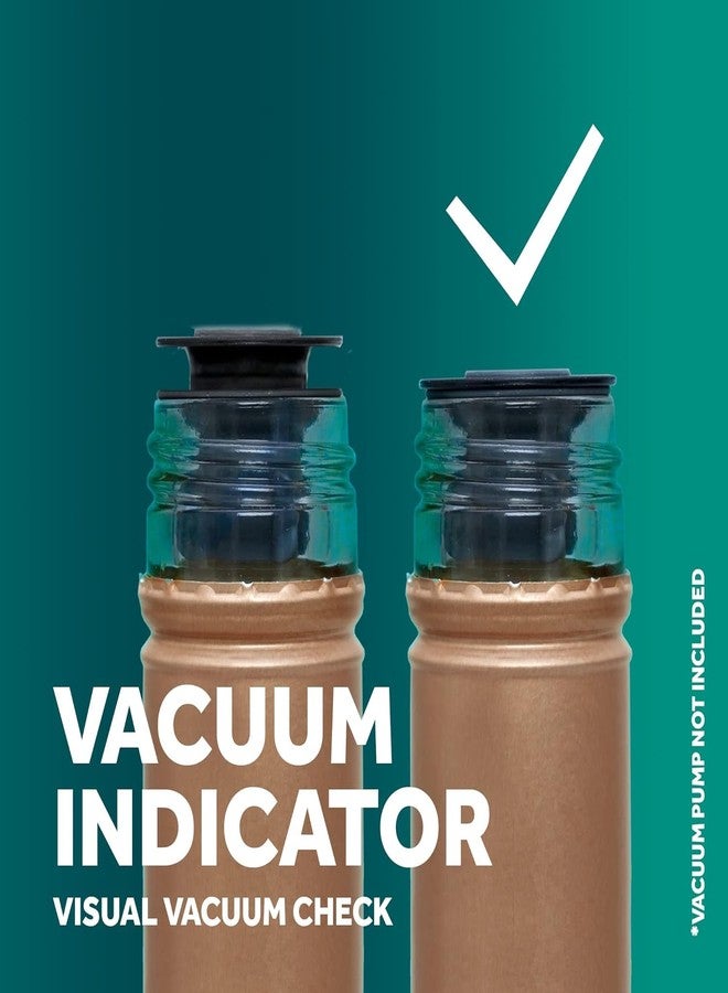 ايرتيندر سدادات سيليكون نانوية قابلة لإعادة الاستخدام لحفظ النبيذ من إيرتيندر - آمنة للاستخدام مع الطعام - سدادات إضافية لزجاجات وأواني النبيذ للاستخدام مع جهاز شفط النبيذ من إيرتيندر - مجموعة من 12 سدادة في مشبكين - Image 3