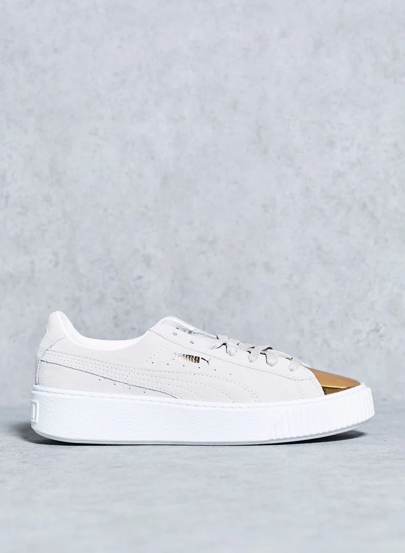 PUMA Suede Creeper Gold