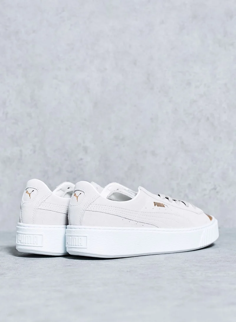 PUMA Suede Creeper Gold
