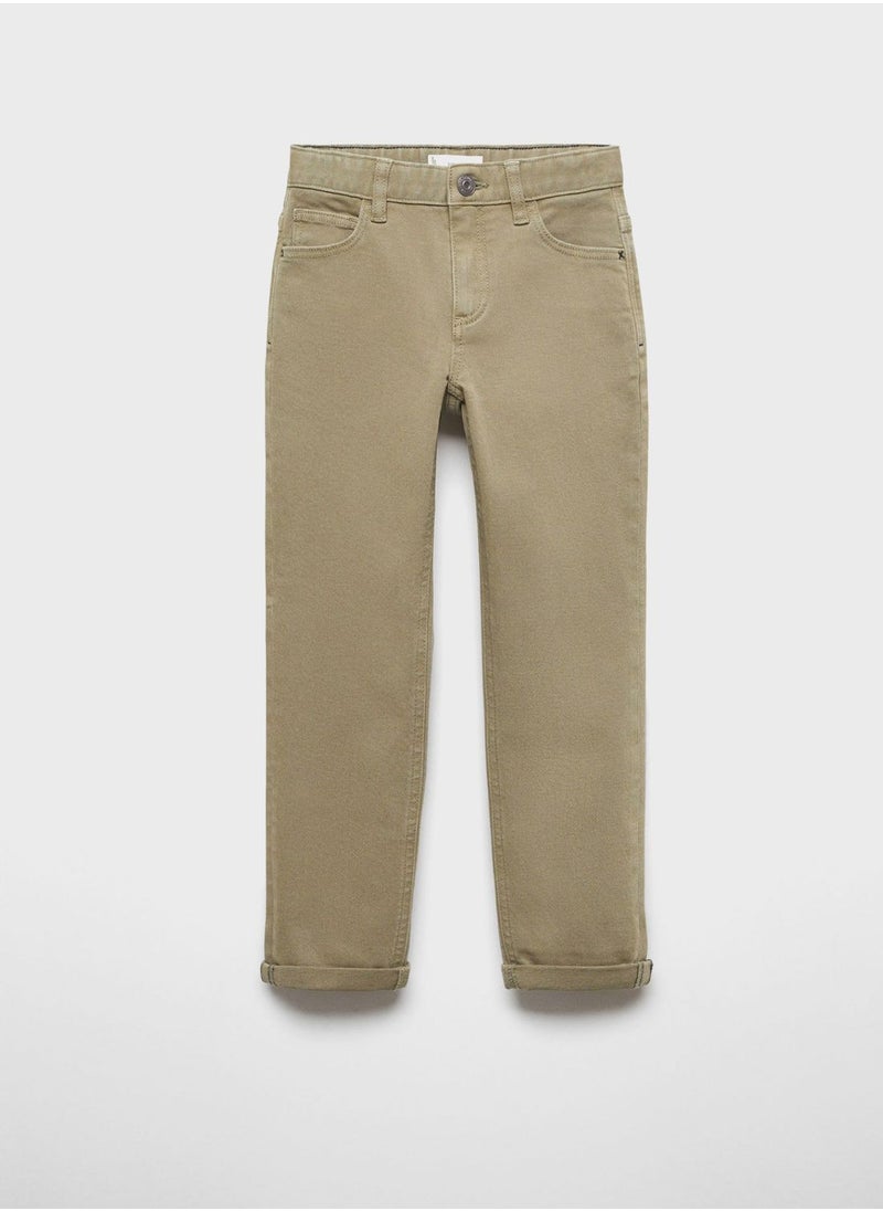 MANGO - Kids Essential Trousers - Image 1