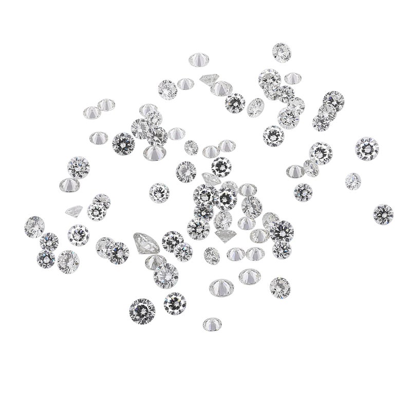 GEMHUB Loose CVD Diamond 11 mm Round Cut 6 Pcs Certified DEF Color VSVVS Clarity EcoFriendly Lab Grown Gem for Jewelry Craft and Settings - Image 2