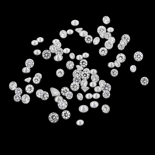 GEMHUB Loose CVD Diamond 11 mm Round Cut 6 Pcs Certified DEF Color VSVVS Clarity EcoFriendly Lab Grown Gem for Jewelry Craft and Settings - Image 3