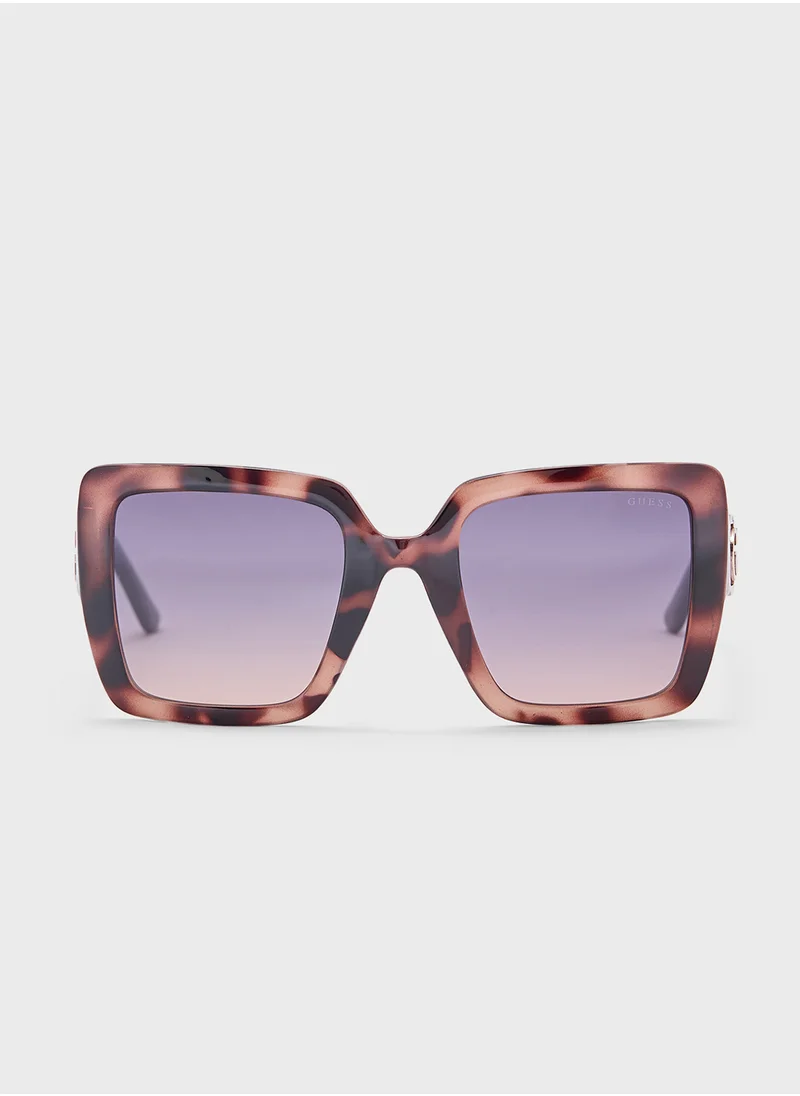 GUESS Square Uv-Protected Oversized  Sunglasses