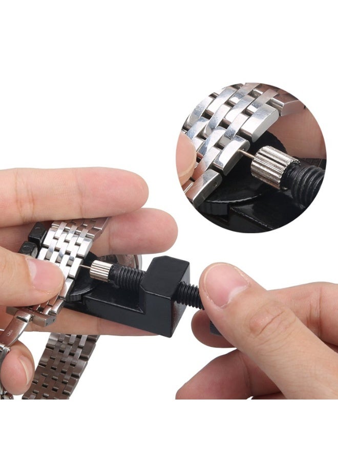 RTYY أداة إزالة دبابيس وصلة حزام ساعة اليد، أداة إصلاح وضبط حزام ساعة اليد بثلاثة دبابيس، مجموعة أدوات إزالة وصلة الساعة لصانعي الساعات - Image 2