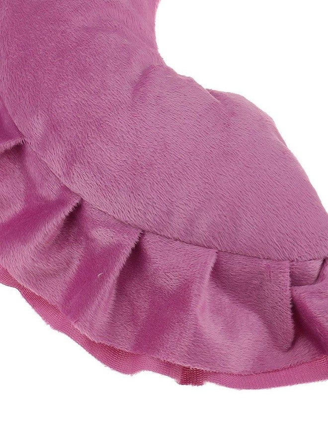 FRECI U Shaped Neck Support Cushion Soft Spa Salon Massage Table Cradle Face Pillow Neck Head Cushion Travel Flight Neck Pad - Rose Red - Image 3