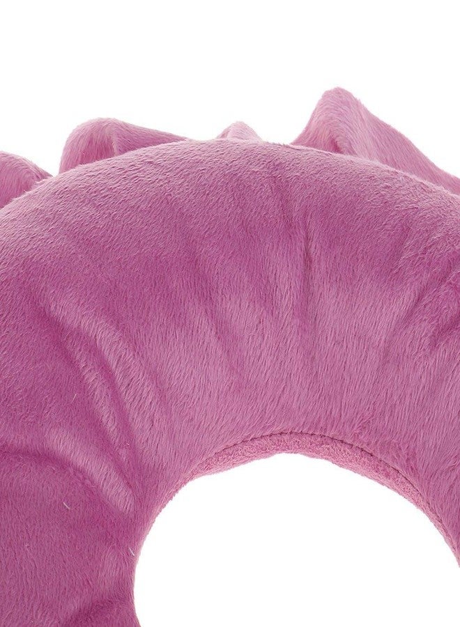 FRECI U Shaped Neck Support Cushion Soft Spa Salon Massage Table Cradle Face Pillow Neck Head Cushion Travel Flight Neck Pad - Rose Red - Image 2