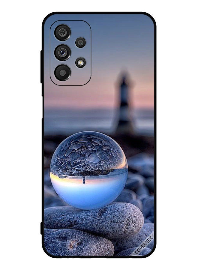 Covernex Protective Case Cover For Samsung Galaxy A73 5G Awesome Photography Of Nature In Round Glass - Image 1