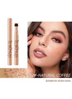 MOOYAM Freckle Stamp Pen ,Kiss From The Sun-Natural simulation of freckles, not easy to fade, waterproof quick dry, stamp freckle dot pen  02#Natural Coffee  - Image 1