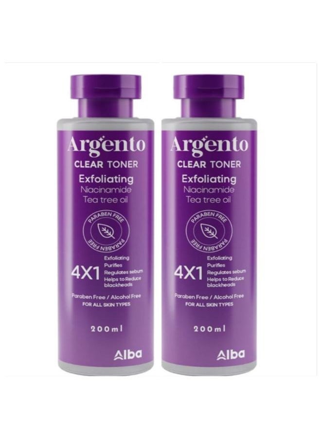 ARGENTO 2 pieces Toner 200 ml 