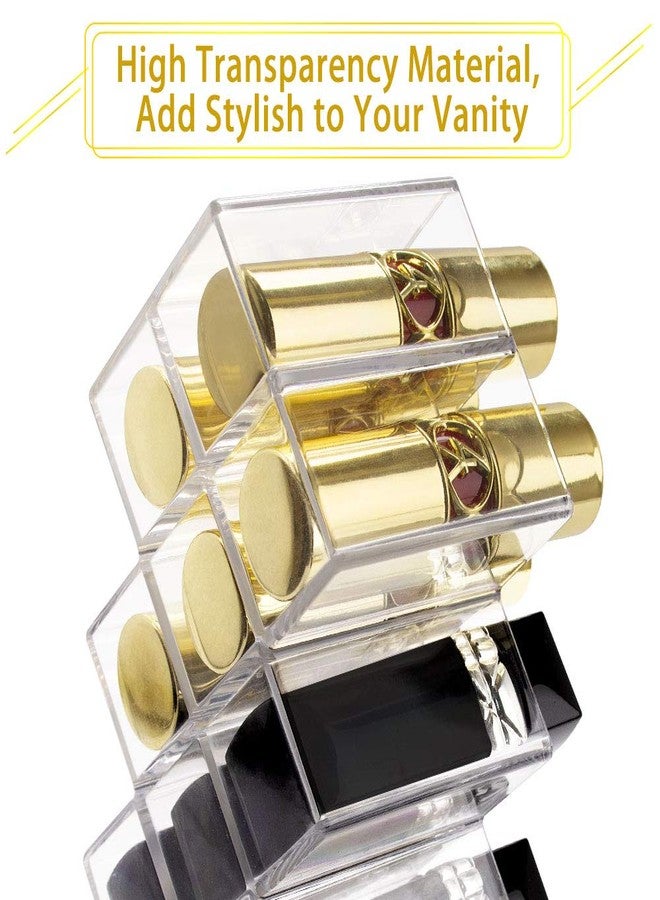 Nimiah Lipstick Holder Organizer for-Vanity - 16 Slots Lip Gloss Holder Clear Cosmetics Display Stand for Lip Stick Storage - Image 5