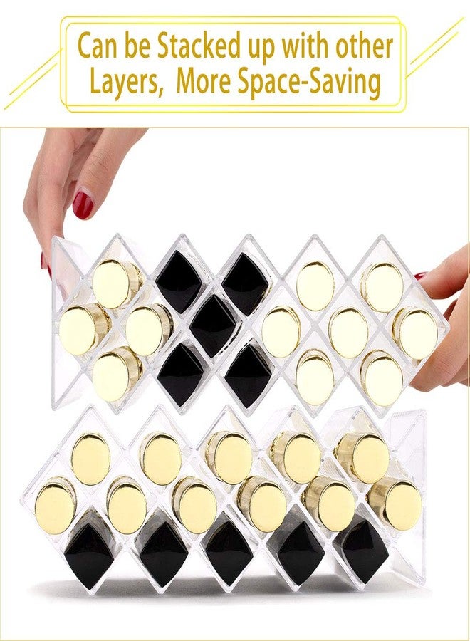 Nimiah Lipstick Holder Organizer for-Vanity - 16 Slots Lip Gloss Holder Clear Cosmetics Display Stand for Lip Stick Storage - Image 4