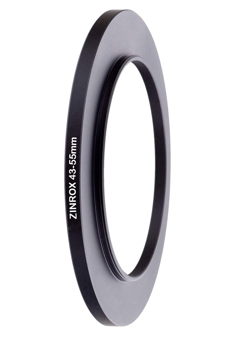 ZINROX® 43-55mm Step Up Lens Filter Adapter Ring, Set of 1 Piece - Size : 43mm to 55mm Stepping Ring - Image 4