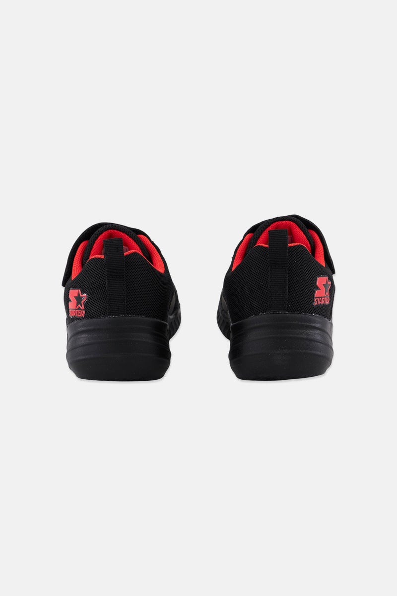 STARTER Kids Boy Velcro Closure Training Shoes, Black - Image 3