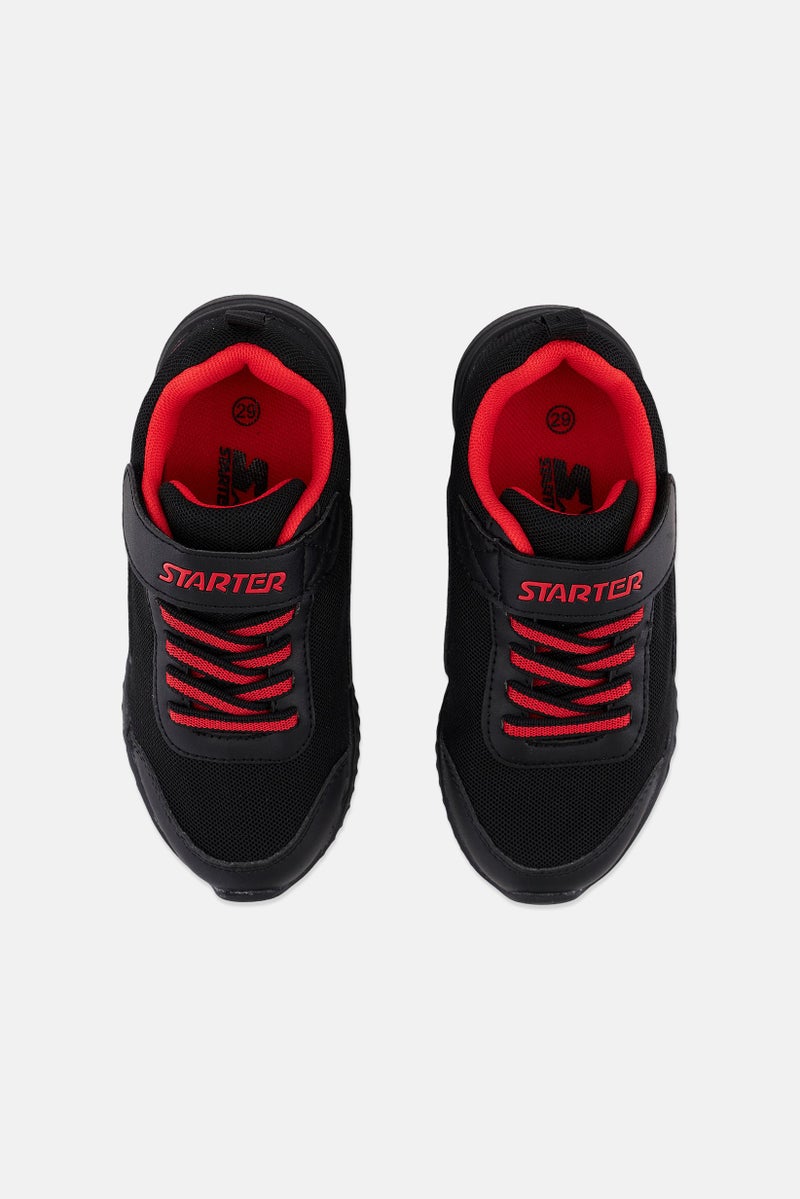 STARTER Kids Boy Velcro Closure Training Shoes, Black - Image 4