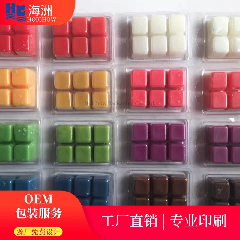 6 Check Fragrance Wax Melted Transparent Packaging Box Room Aromatherapy Candle Plastic Box Home Fragrance Box - Image 2