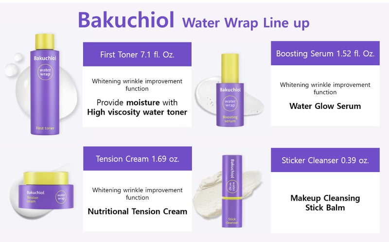 CHARMZONE Bakuchiol WaterWrap Tension Cream â€“ Korean Skincare Retinol Alternative with 99% Bakuchiol, Pore Refining, 8-Layer Hyaluronic Acid for Firming, Anti-Aging, Hydration (1.69 fl. oz / 50 ml) - Image 4