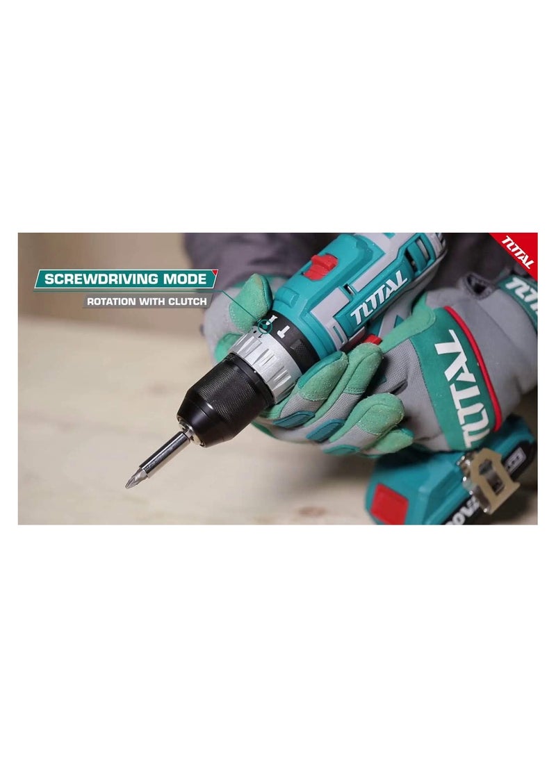 توتال TOTAL Lithium-Ion Cordless Impact Drill 20V TIDLI2002  - Image 4