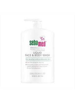 Sebamed Liquid Face and Body Wash for Sensitive Skin, pH 5.5, Mild Gentle Hydrating Cleanser, Hypoallergenic Body Wash for Men and Women, Dermatologist Recommended, 33.8 Fluid Ounces (1 Liter) - pzsku/ZC895A2D402F94629C7E6Z/45/_/1716104275/df1b757b-7c3d-47ff-8bdb-b0b295bd8741