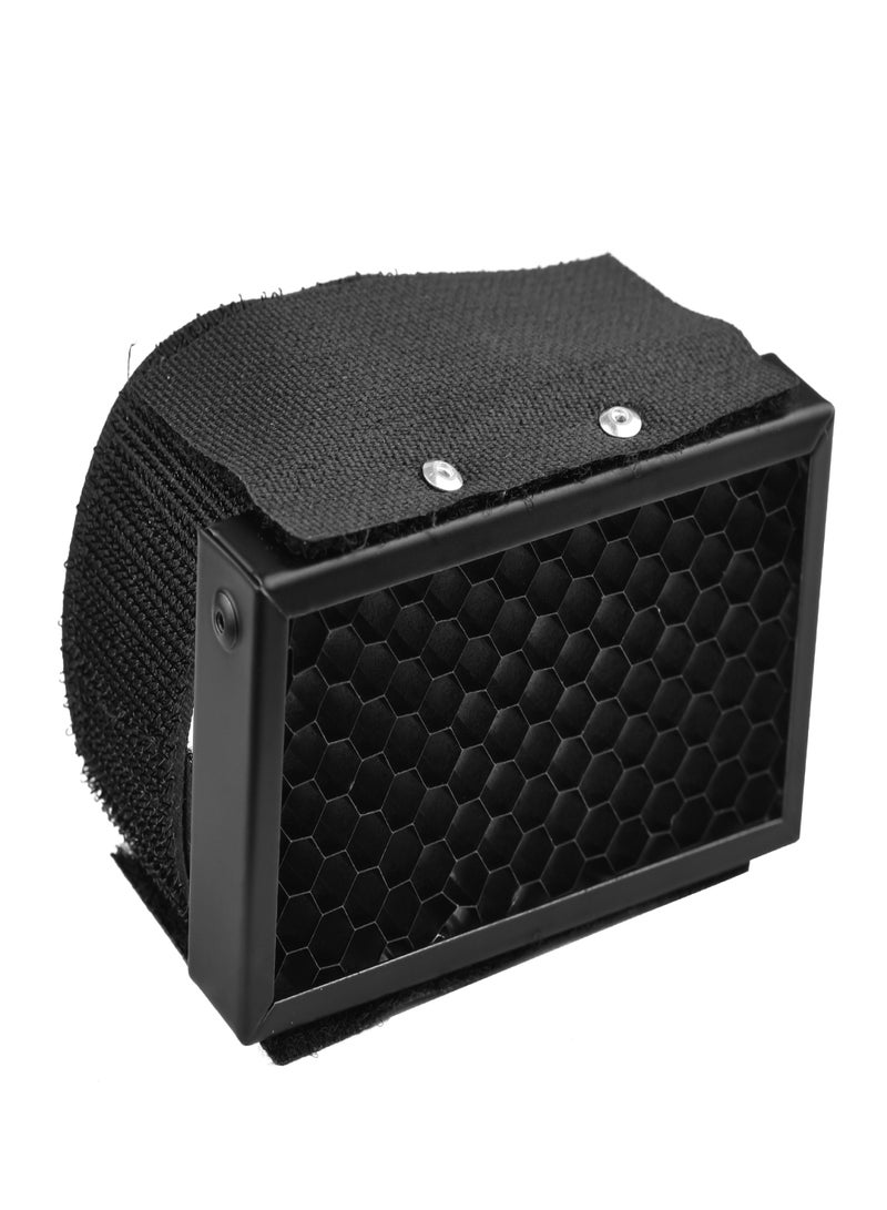 Universal Camera Flash Honeycomb Grid Metal Accessory Replacement for Canon Nikon Sony Godox Yongnuo Speedlite Easy Installation - Image 1