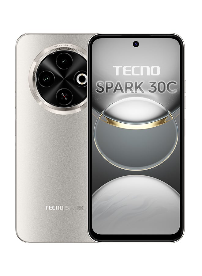 تكنو سبارك 30C ثنائي الشريحة تيتيوم ذهبي 4G 8GB+256GB - نسخة الشرق الأوسط - Image 1