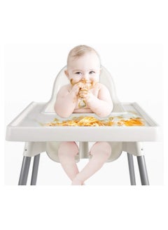 BLOOMING TIME Washable Highchair for Babies & Toddlers, Adjustable Baby Feeding Chair with Removable Tray, Portable & Non-Tip Design, Compact & Lightweight, Easy to Clean  - Image 4
