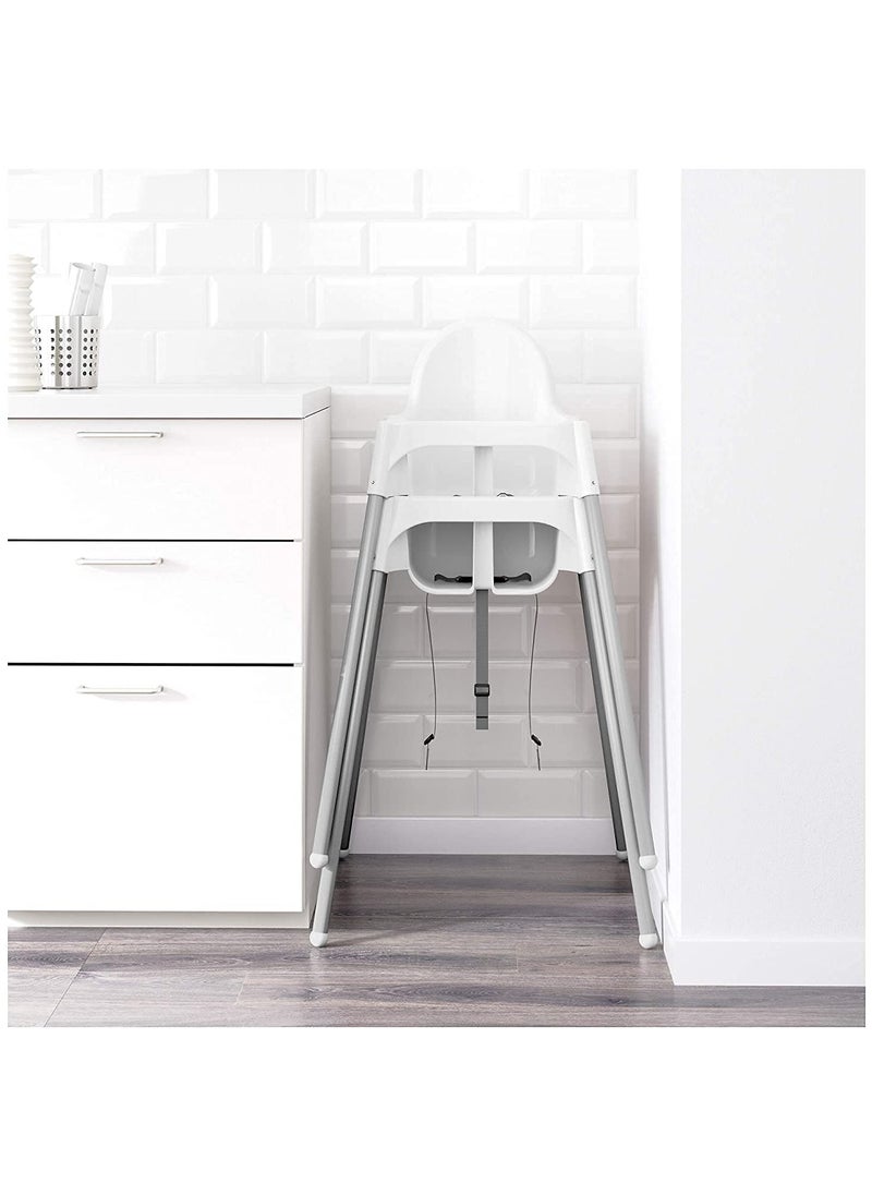 BLOOMING TIME - Washable Highchair for Babies & Toddlers, Adjustable Baby Feeding Chair with Removable Tray, Portable & Non-Tip Design, Compact & Lightweight, Easy to Clean - Image 1