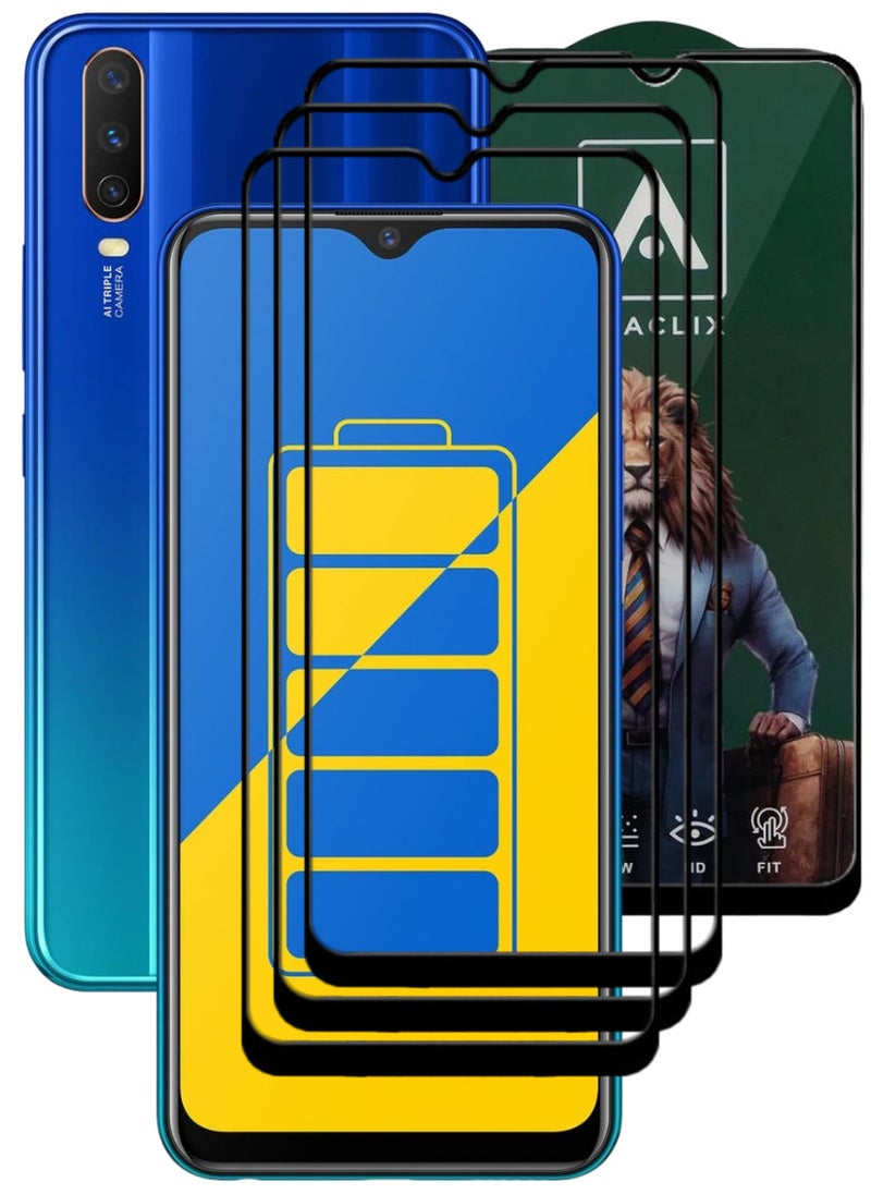 ACLIX 3 Pieces Antistatic ESD Dustproof Premium Quality High Definition Tempered Glass Screen Protector Designed For vivo Y15 - Image 1