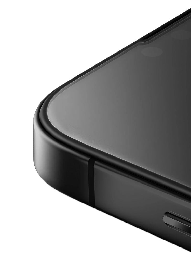Uniq iPhone 14 Pro Glass Screen Protector, UNIQ Optix Matte - Transparent Transparent - Image 3