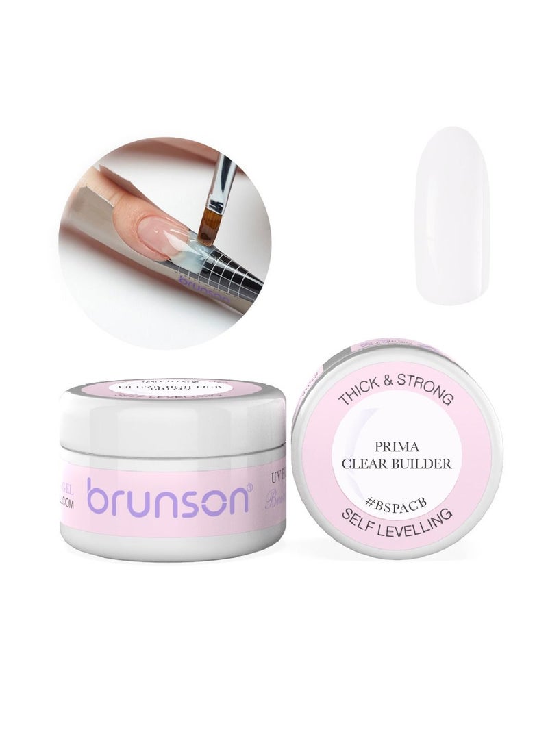 brunson جل الأظافر ذاتي التسوية لنظام تشكيل الأظافر 30 مل، جل مانكير، جل تشكيل الأظافر، جل بناء الأظافر UV LED - Image 1