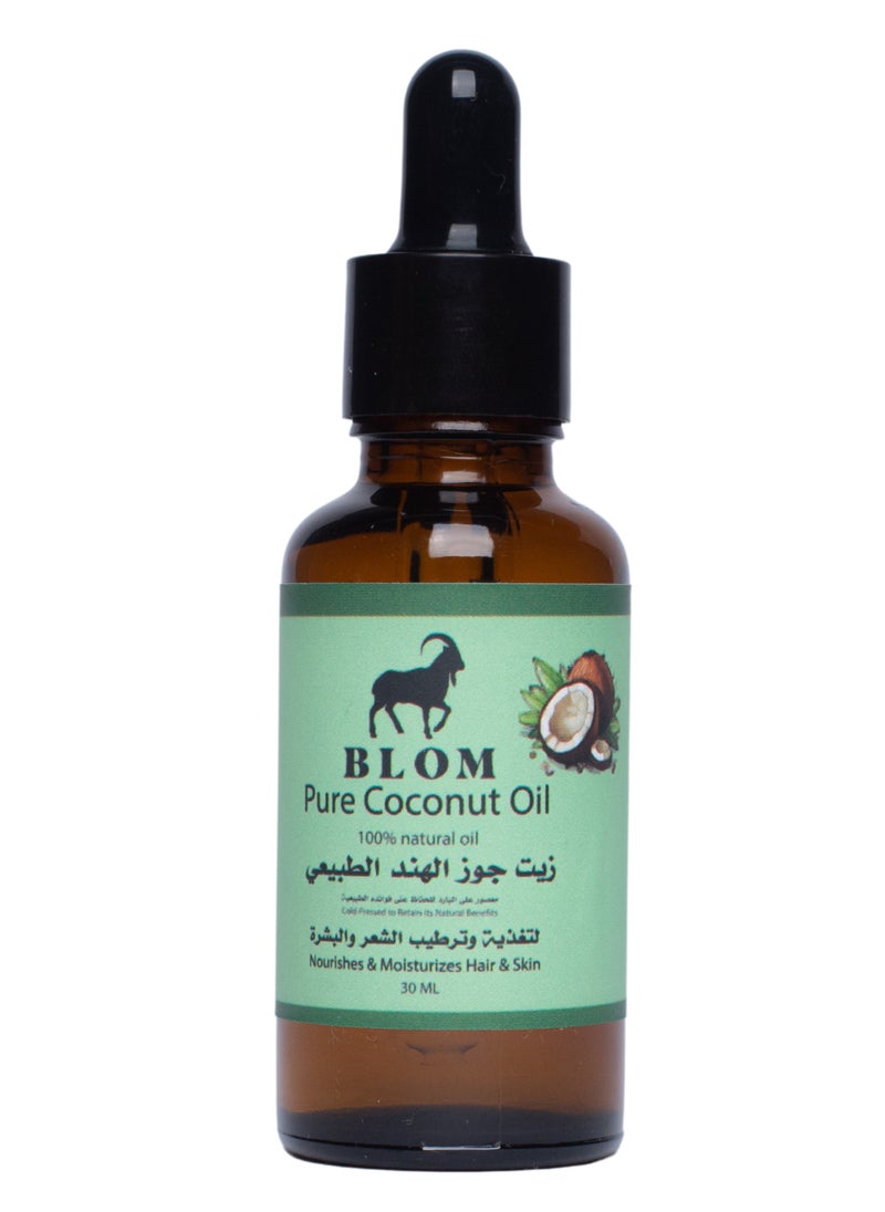 BLOM - Bloom Coconut Oil 100% Pure Natural - Cold Pressed for Hair and Skin Care - Image 1
