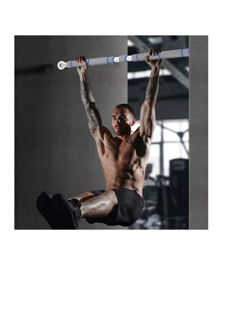 H PRO Pro Adjustable Full Foam Door Horizontal Pull Up Bar| Portable Chin Up Pull Up Bar For Door Frame| Home Exercise Training Fitness Gym Workout Equipment| Heavy-Duty Stainless-Steel Foam Grip - Image 4