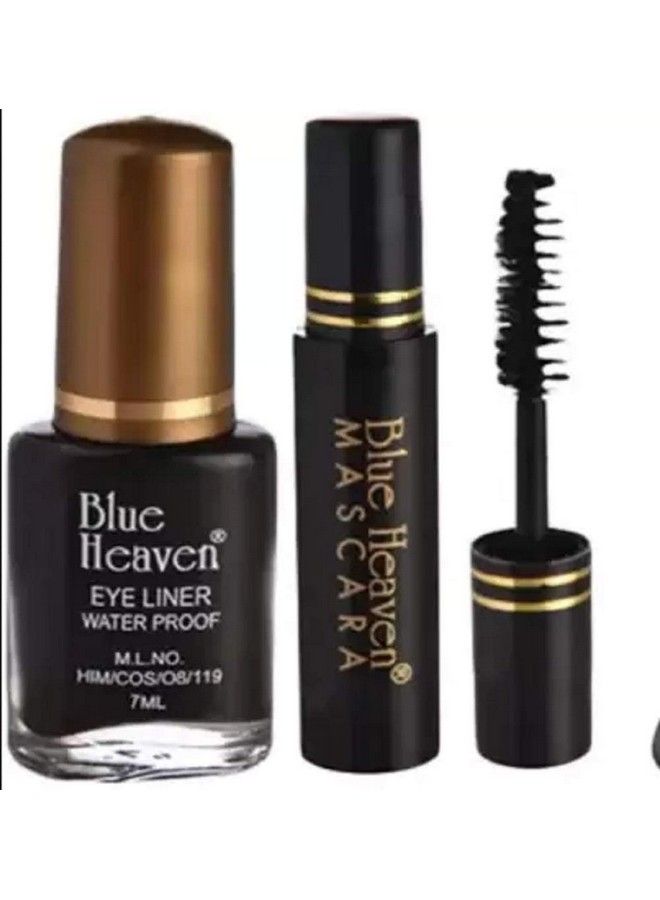 Blue Heaven Cosmetic Blue Haven Mascara(6.5Ml) & Eyeliner Water Proof (7 Ml) (Pack Of 2) - Image 1