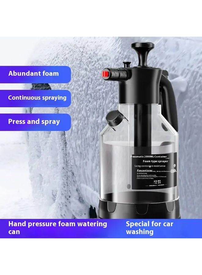 Foam Watering Can A1 Air Pressure Foam Sprayer for Car Wash Waxing Gardening No Battery Needed - Image 3