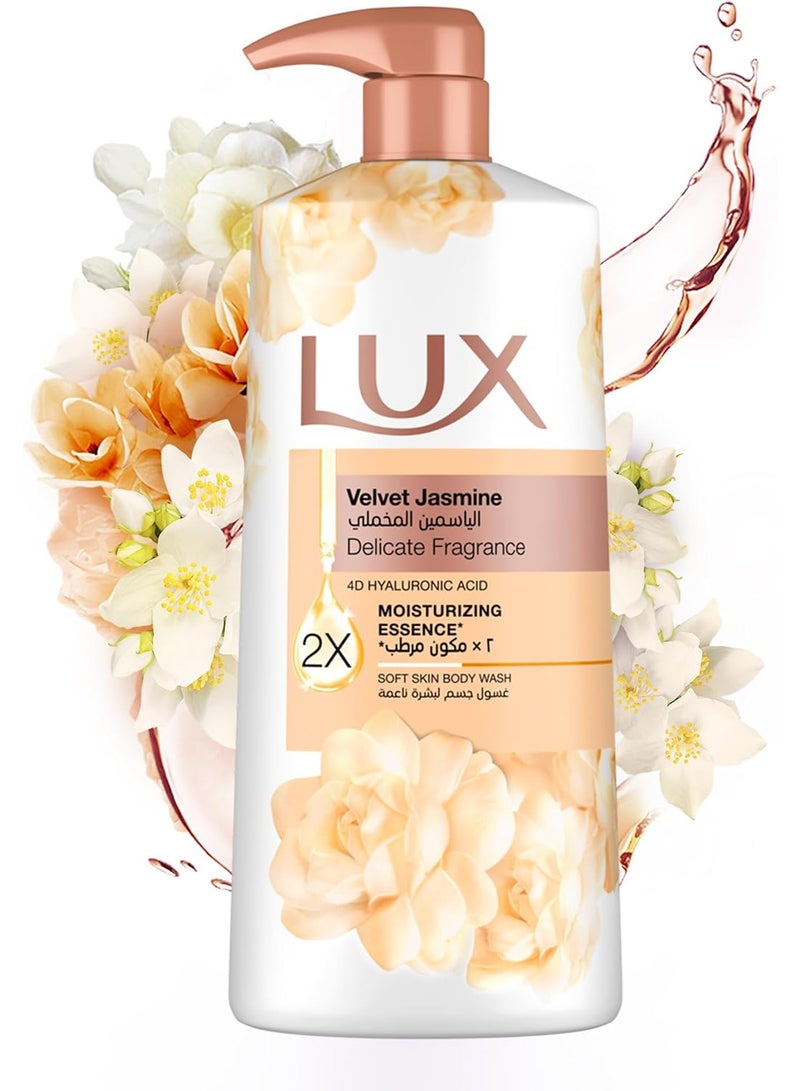 Lux Delicate Fragrance Body Wash, Velvet Jasmine, 2x Moisturizing Essence, with 4D Hyaluronic Acid, 700ml - Image 1