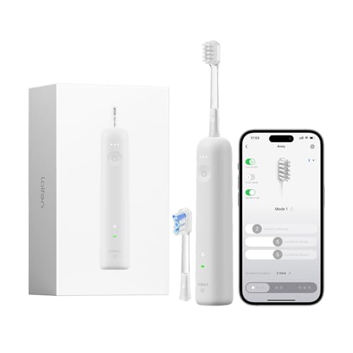 Laifen Wave Special Electric Toothbrush, New 2025 Version Oscillation & Vibration Sonic Electric Toothbrush for Adults with App, 2 Brush Heads, IP68 Waterproof Travel Powered Toothbrush (Matte Grey) - Image 1