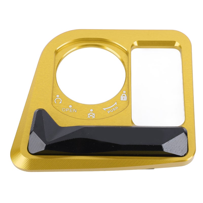 غطاء قفل مفاتيح الإشعال مصنوع من سبائك الألومنيوم، زينة أنيقة لغطاء قفل بدء التشغيل الواقي لـ PCX160 PCX125 ADV150 للسنوات 2017-2024، اللون الذهبي - Image 2